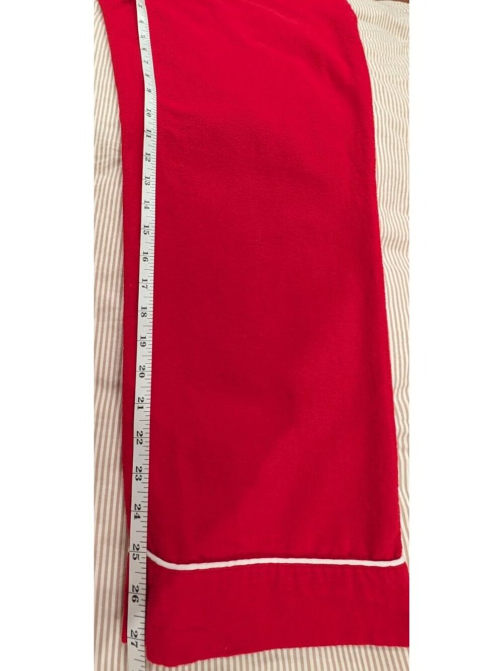 Petite Plume Red Cotton Flannel Pajama Set, Women Size Medium - Picture 13 of 16